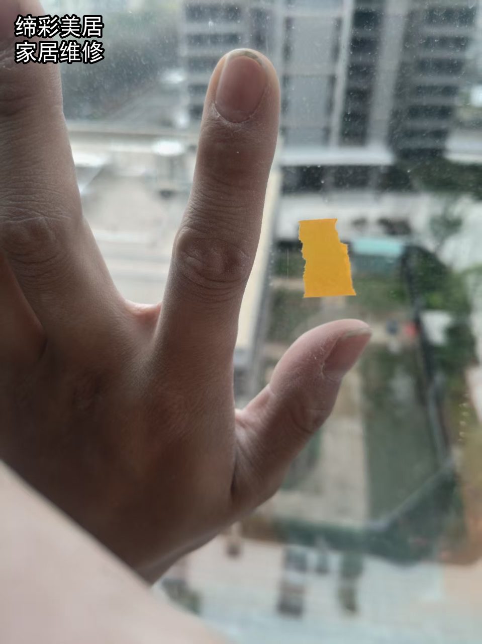 武汉玻璃划痕修复修复前